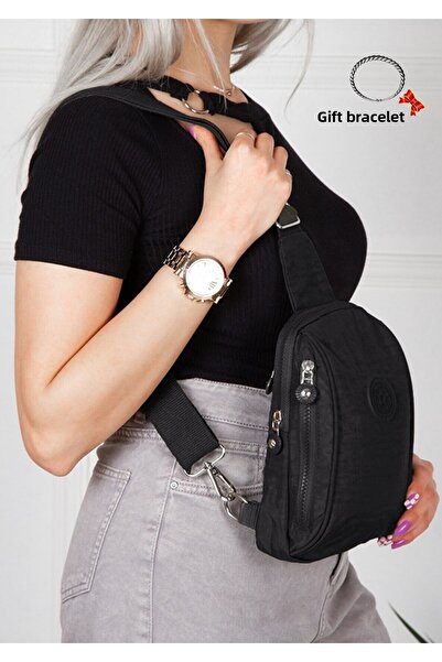 CERFF LEATHER CLUP Geantă neagră pentru femei