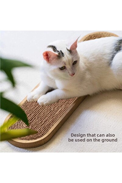 Nursoft Wall Mountable Wooden Cat Scratching Board