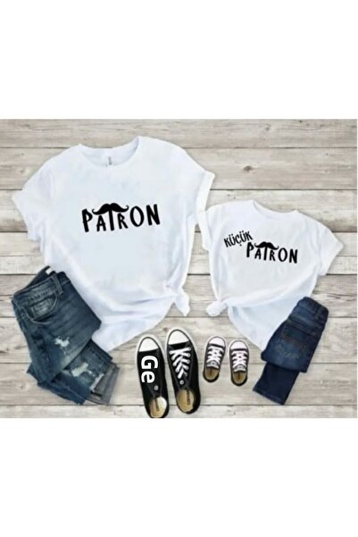 gold fotoğrafçılık تي شيرت الأب والابن بوس، ليتل بوس