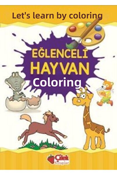 Çilek Kitaplar Fun Animal Coloring