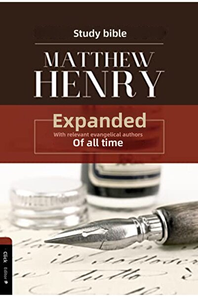 Harper Collins Rvr Biblia De Estudio ماثيو هنري تابا دورا