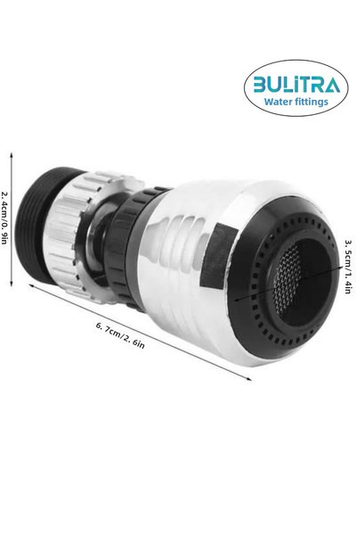BULİTRA Su Armatürleri Mini 2 Function Faucet Head with Sprinkler Aerator Rotatable Movable Kitchen Sink Tap