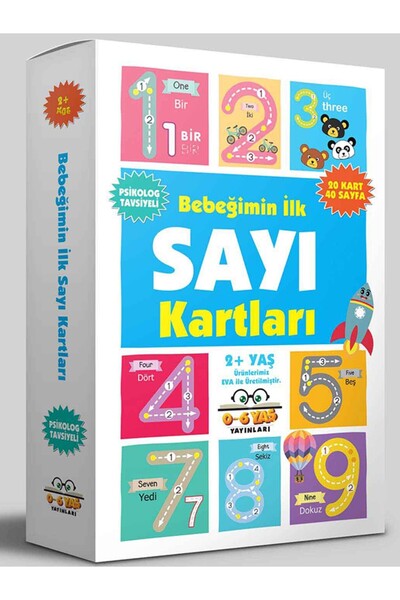 0-6 Yaş Yayınları My Baby's First Number Cards