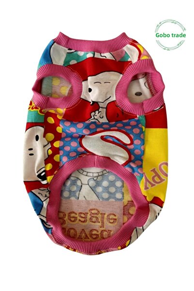 Gobo ملابس سنوبي للكلاب والقطط بأكمام منقوشة، متوفرة بمقاسات XS/M/L