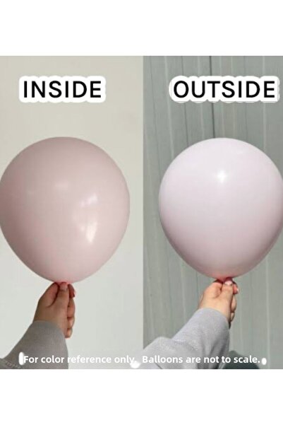 Çemrek Süs Parti بالون كاليسان ناعم اللون 12 بوصة 10 قطع