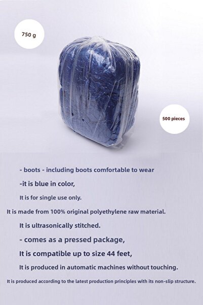 ayliz plast&ambalaj جالوش 750 جرام 13 ميكرون غرزة مزدوجة غطاء حذاء عالي الجود...