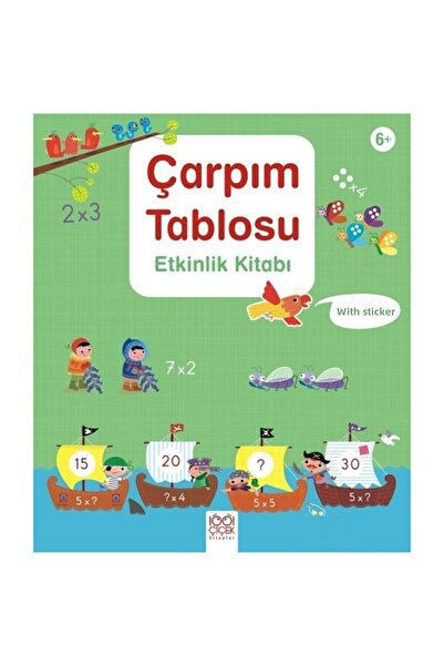 1001 Çiçek Kitaplar كتاب نشاط جدول الضرب - روزي هور وروزي ديكينز