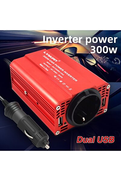 Choice1 محول طاقة للسيارة 12 فولت 220 فولت من الاتحاد الأوروبي 300 وات، محول ...