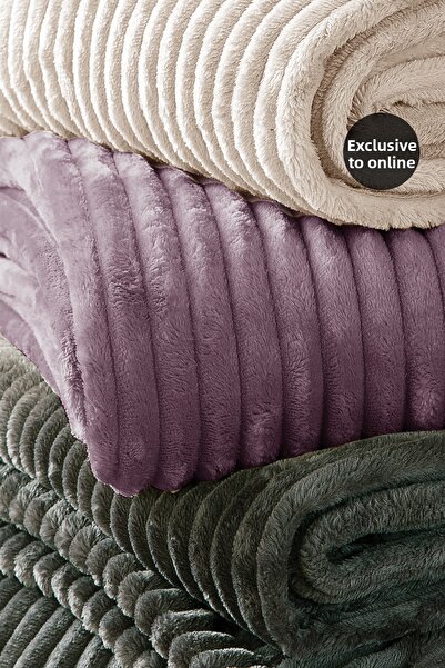 Yataş Holly Wellsoft Tv Blanket 140X190 cm - Ash Purple