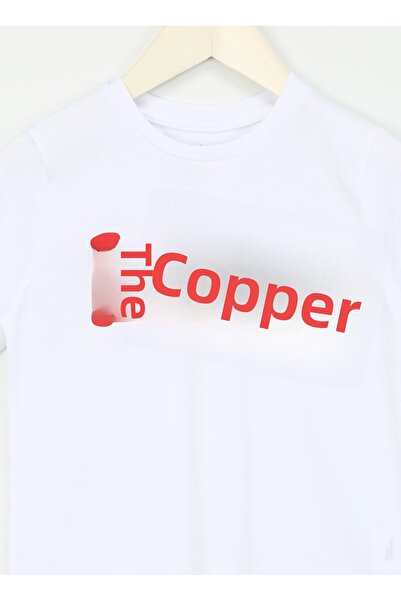 Lee Cooper Printed Men's White T-Shirt 242 LCB242001 LONDONLOGO WHITE
