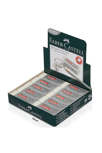 Faber Castell Cutie de 20 de dimensiuni mari cu gumă albă fără praf
