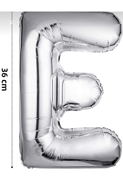 Yogi parti 16*36 Cm Gray Silver Foil Balloon - Helium Compatible Flying Letter