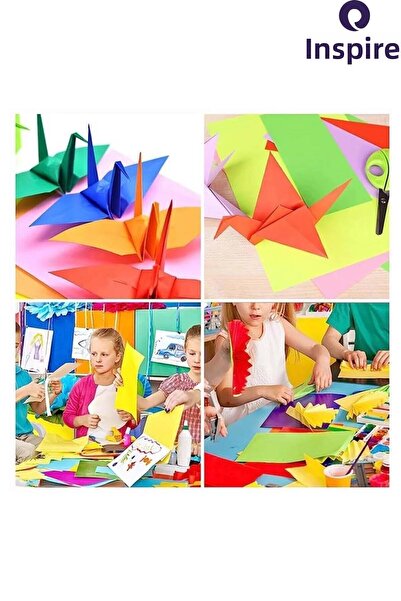 inkspire A4 Craft Paper 10 Pieces Coated Paper 1 Pack One Side White Nursery Craft Paper 10 Lu Activity Paper