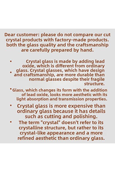 Akden Kristal Crystal Decor Cutting XL Czech Al Tableware Glass Napkin Ring