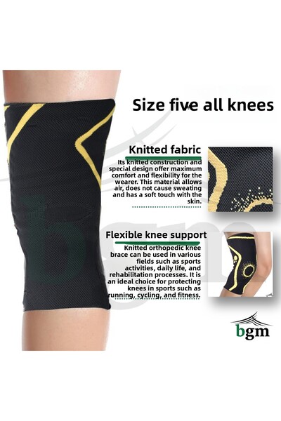 bgm Orthopedic Knitted Simple Knee Pads - Knitted Closed Patella