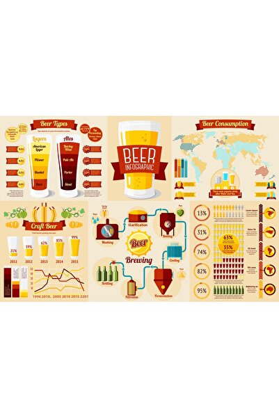 TELLGRAF ملصق بتصميم المشروبات الكحولية (21 × 30 سم)