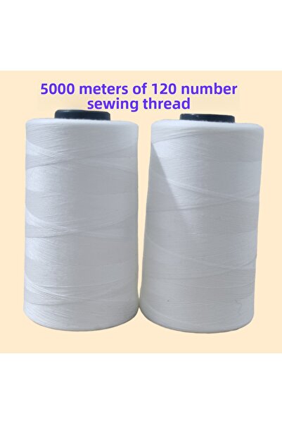 erdoğan hobi σχοινί ραπτικής 2 τμχ 5000mt νήμα ραπτικής πηνίο νήματα ραπτικής μηχανής σχοινί ραπτικής σχοινί ραπτικής χειρός 120no σχοινί ραπτικής