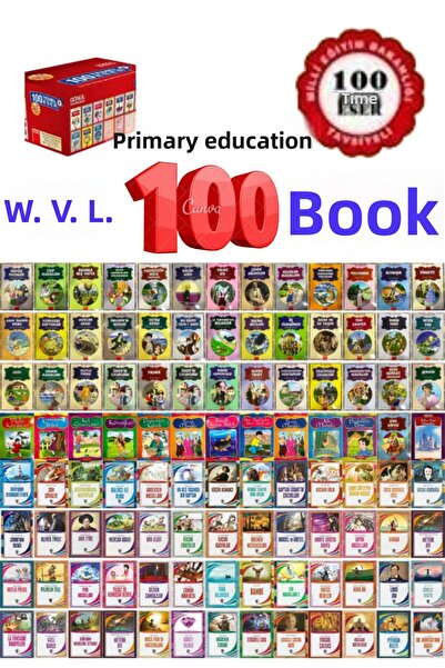 Generic Brand Dünya Çocuk Klasikleri   Dev Set 7 -12 Yaş 100 Kitap Sınıfkitap...