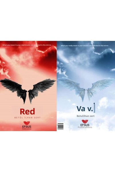 Efsus Yayınları أزرق أحمر (كتاب مزدوج الجوانب)