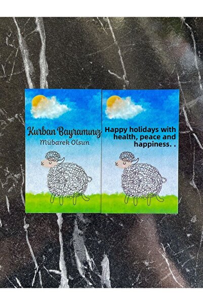 Hayal.kirtasiyesi بطاقة ملاحظة عيد الشكر 5x8 سم 30 قطعة بطاقة شكر، بطاقة هدية، هدية احتفالية