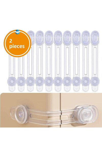 Miningaa Dulap de siguranță pentru bebeluși 2 bucăți fără marcaj, încuietoare...