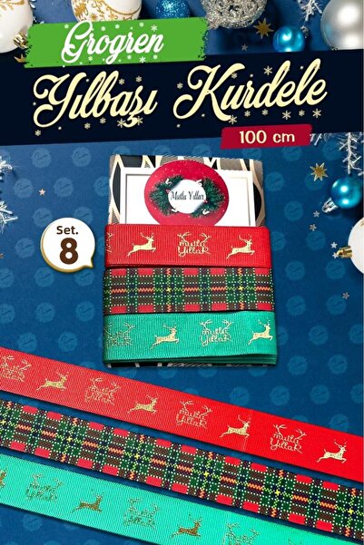 t tuğset etiket Set Panglică de Anul Nou 8 - Panglică de Crăciun-T1119