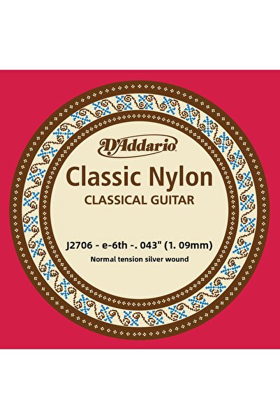 Daddario J2706 GITARĂ CLASICĂ CU SÂRMĂ, NYLON CLASIC, TENSIUNE NORMALĂ D'Adda...