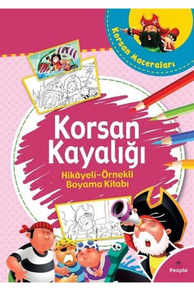 HalkKitabevi Pirate Rock - Story Example Coloring Book / Collective / Folk Bo...