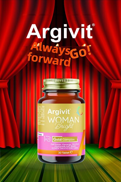 Argivit Woman Bright Gold Complex - Biotin, Niacin, Zinc (in Safr, Xtenergy) Supplement 30 Tablets