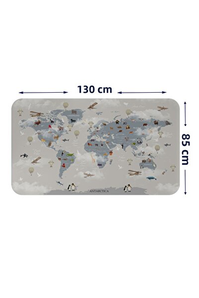 Dropcek eticaret Hartă educațională a lumii Atlas mondial Autocolant de peret...