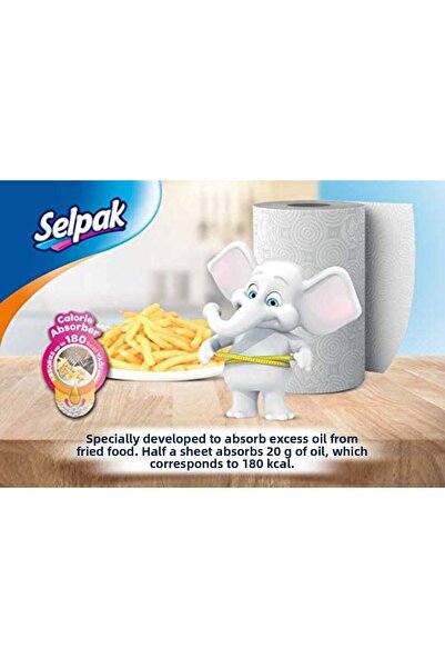 Selpak Kitchen Calorie Absorber 3rolls(PACK OF 1)