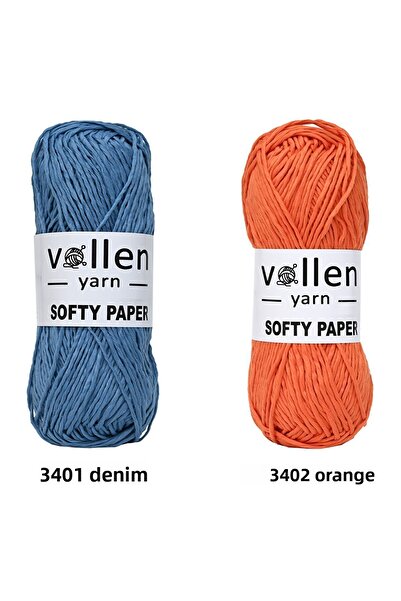 vollen yarn Ροζ μαλακό χάρτινο σχοινί Raffia - Σχοινί για χόμπι, κεντήματα, πλέξιμο στο χέρι, τσάντα, σουπλά και καπέλο