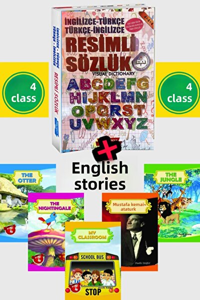 Ata Yayıncılık 4.sınıf Öğrencilerinin Zevkle Okuyacağı Ingilizce Hikaye Kitab...