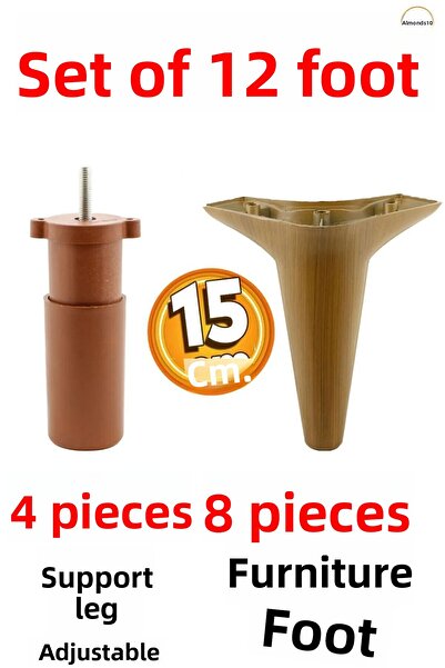 Badem10 Aspen Set 12 Mobilier de lux Canapea Fotoliu Unitate TV Picior de baz...