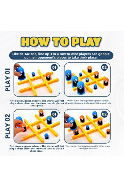 ThinkMaster Monster Xox Strategy Intelligence Game Educational Box Game Gobblers