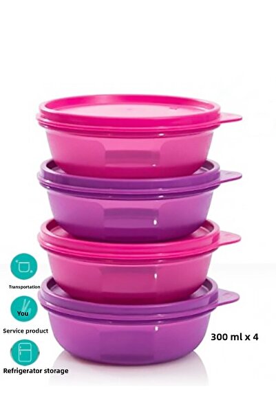 Tupperware Set of 4 Candy Containers