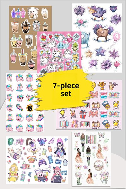 LiyaCraft Set de autocolante Super Girl - Set potrivit pentru Agenda Planific...