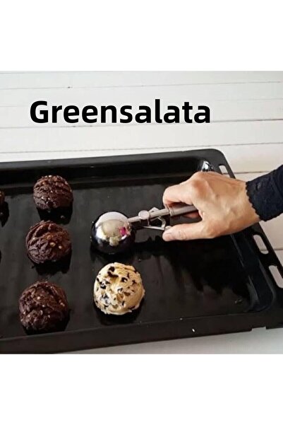 Jetcom Stainless Steel Cookie Halva Ice Cream Serving Spoon