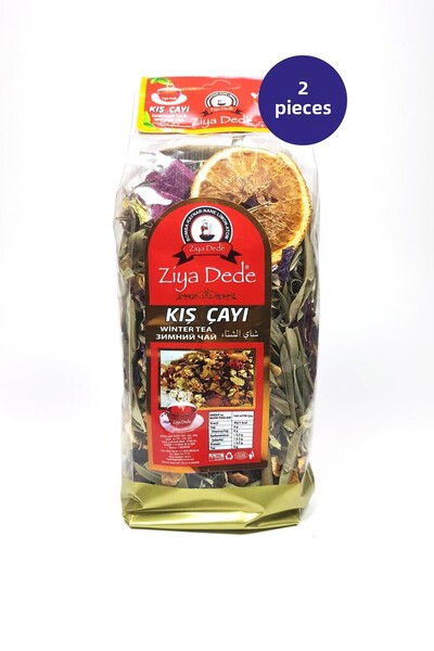 Ziyadede 2 Pieces of Bomba Special Winter Tea 200 Gr 12 Mix