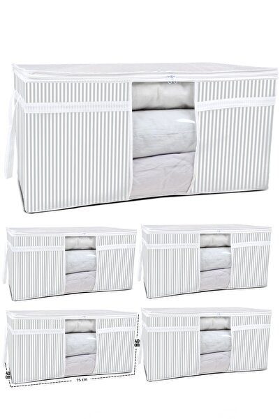 teknotrust Set de perne cu geamuri, 75x40x40 cm, 5 bucăți, culoare gri