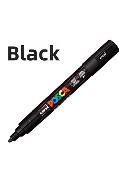 Uni Black Posca Marker - 5m (1.8-2.5mm)