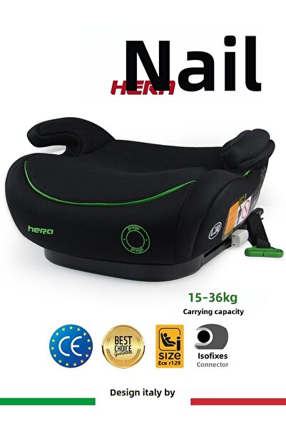 Prego Hera 15-36 kg Isofix Car Seat Booster Can Be Used with Seat Belt