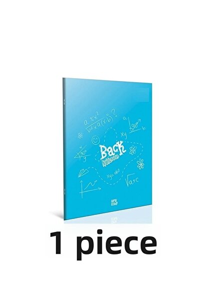 tüftürük Gıpta Cusătură cu sârmă din spate Copertă din plastic Caiet A4 40 coli cu rigle
