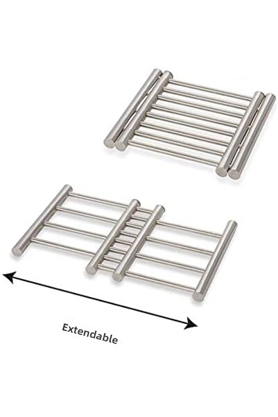 YDGR Modern Square Teapot Openable Base and Trivet Set