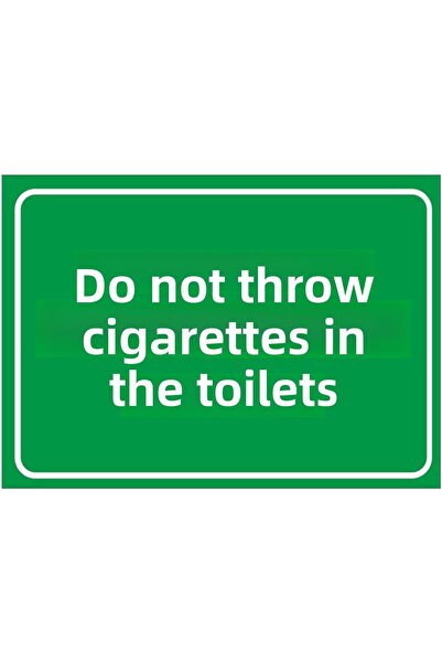 New Jargon White Warning Sign 50X70Cm