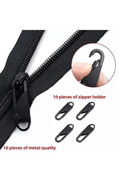 LOVYCO Fermoar de schimb pentru tragere a fermoarului Dispozitive de tragere pentru valize Rucsacuri Valisă 10 buc.