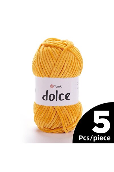 Yarnart DOLCE - SUCURI DE TRICOTAT DE MÂNĂ CATIFEA - 853 - 5 BUC