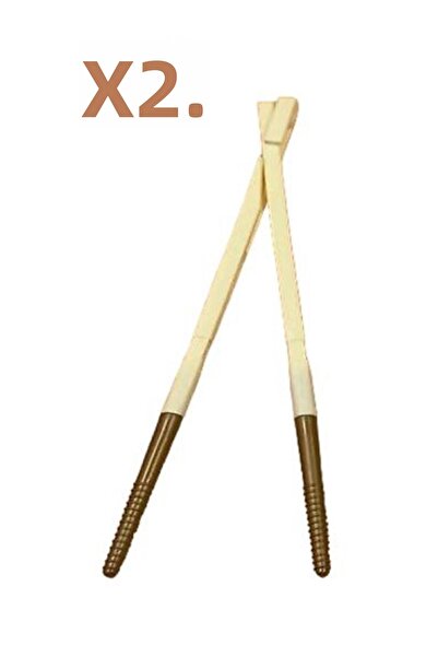 UMAİ 22 سم × 2 أزواج من أعواد تناول الطعام سهلة الاستخدام