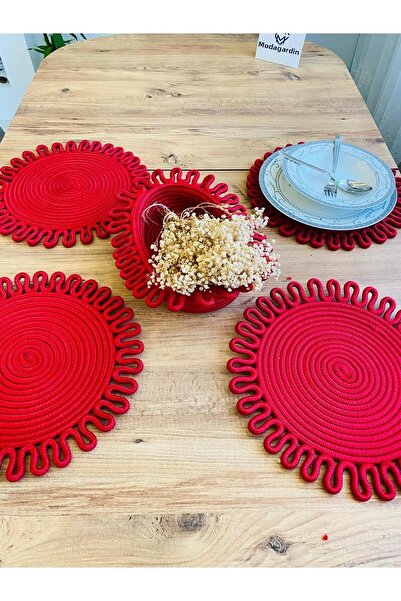 JÜTEX HOME Комплект от 5 американски чинии и кошници от юта