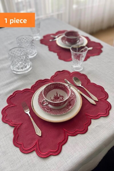 QBR Home Vintage American Service. Red (1 Piece)